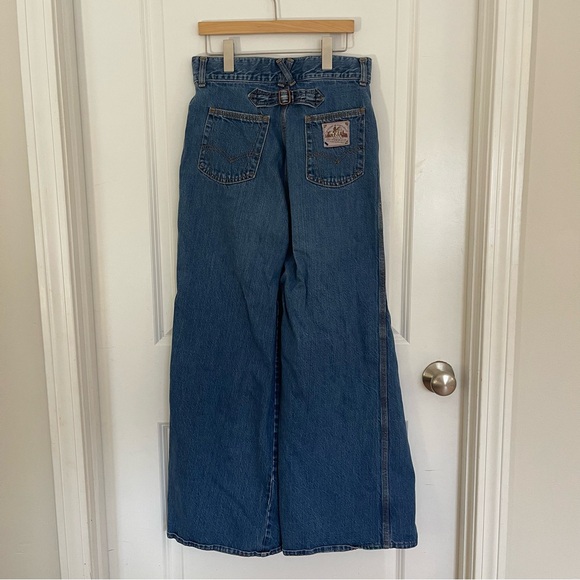 Vintage 1970s Levi’s High Waisted Wide Leg Jeans - Picture 6 of 16